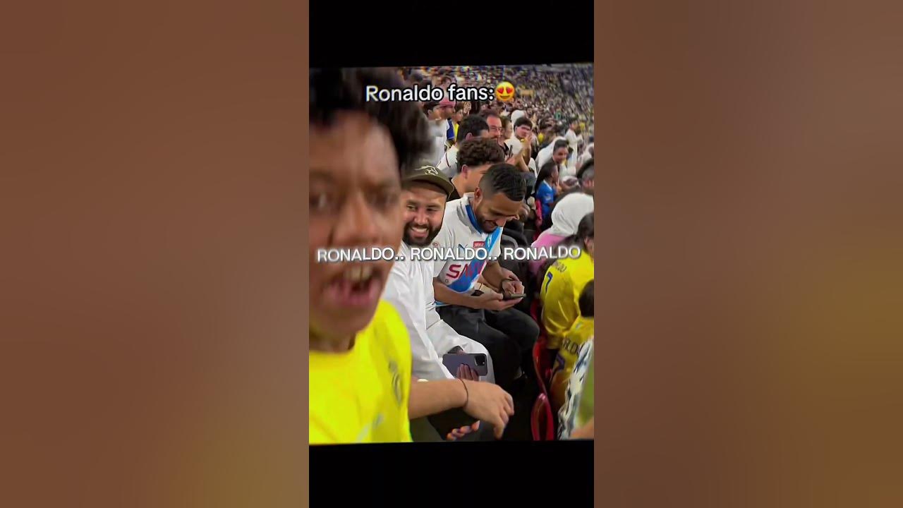Bro made the whole stadium chant Ronaldo☠️#shorts #football #viral