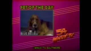 WNUV Station ID 1988 #3 'Independent Like Me, You and Me, Baltimore 54 WNUV!'