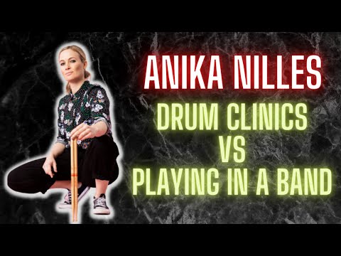 Anika Nilles (Rush) - Drum clinics VS Playing with a band