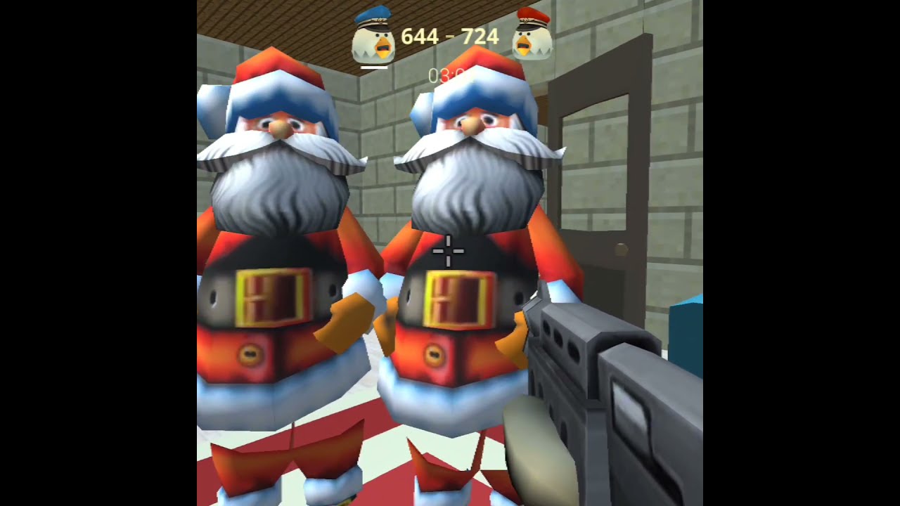 Santa clause update is here in Chicken gun