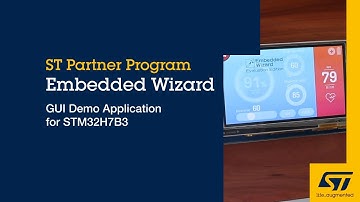 GUI Demo Application for STM32H7B3 implemented with Embedded Wizard