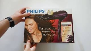 Распаковка Фена PHILIPS ThermoProtect Ionic HP8233/00