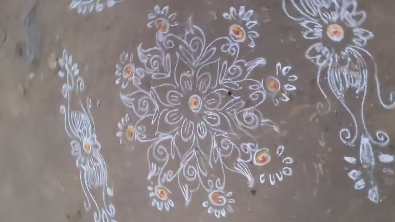 Friday special kolams💥#simple kolam💥#designs#rangoli#trending💥