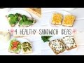 4 варианта сендвичей | Полезный сендвич + КОНКУРС
