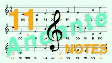 How to Read La in 1 Min (Treble Clef, 11 notes) - Do Re... Si (Fixed Do), Andante (Walking Pace)