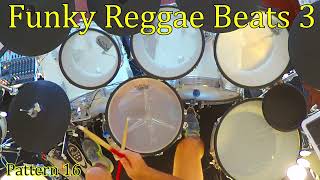 Funky Reggae Beats Drum Lesson 3 Pattern 16