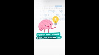 Uma forma inteligente de se usar filtros no SQL | #shorts