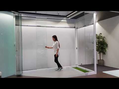 Video Cửa kính xếp trượt Glass Curtains® hình chữ L - youtube