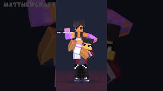 BLACK PANTHER TRANSFORMATION | APHMAU  💜 AARON ❤ | MINECRAFT ANIMATION