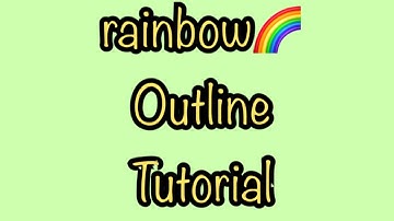 Videostar tutorial NL {rainbow outline}