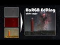 How to post process wide angle hargb images halpha astrophotography