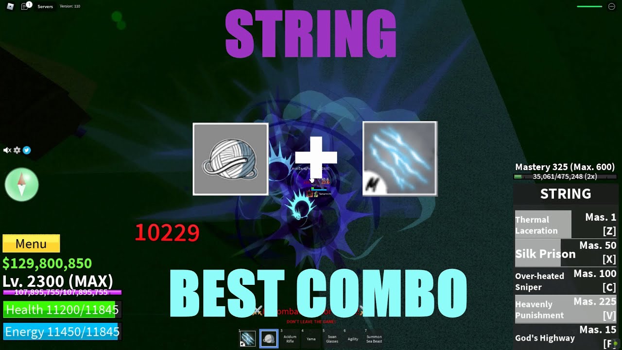 String + Electro v2 Hunting and Combos