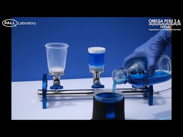 Control de calidad microbiológico MicroFunnel Plus Dispositivo todo en uno de muestreo y filtración