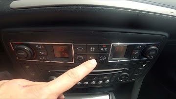 How to Change Airflow Power in Citroen C5 III ( 2007 – 2017 ) - Adjust Blowing Power