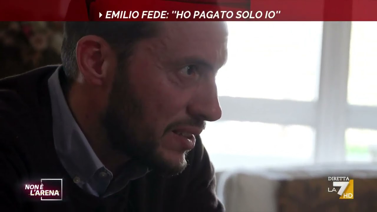 Ruby ter, l'intervista esclusiva di Emilio Fede a Non è l'Arena: 