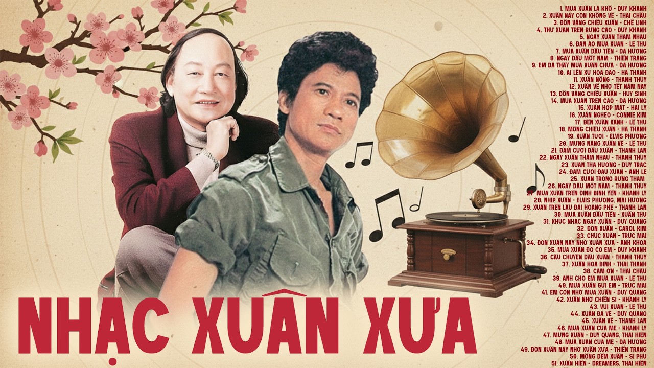 LK Mùa Xuân Lá Khô - NHẠC XUÂN XƯA THÂU THANH TRƯỚC 1975 HAY NHẤT | Nhạc Xuân Hải Ngoại