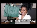 What's In My Bag?! 2021 | TELFAR MEDIUM  BAG REVIEW | DARK OLIVE GREEN | BLACK- OWNED | AVREL M. ♡