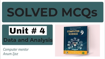MCQs of Computer FBISE Class 9 NBF Chapter 4: Data and Analysis – Complete Guide