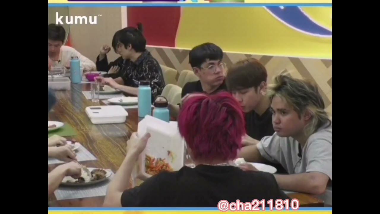 SB19 having lunch with Housemates after the Human Sinulid Task (SB19 in PBB Kumu Live)