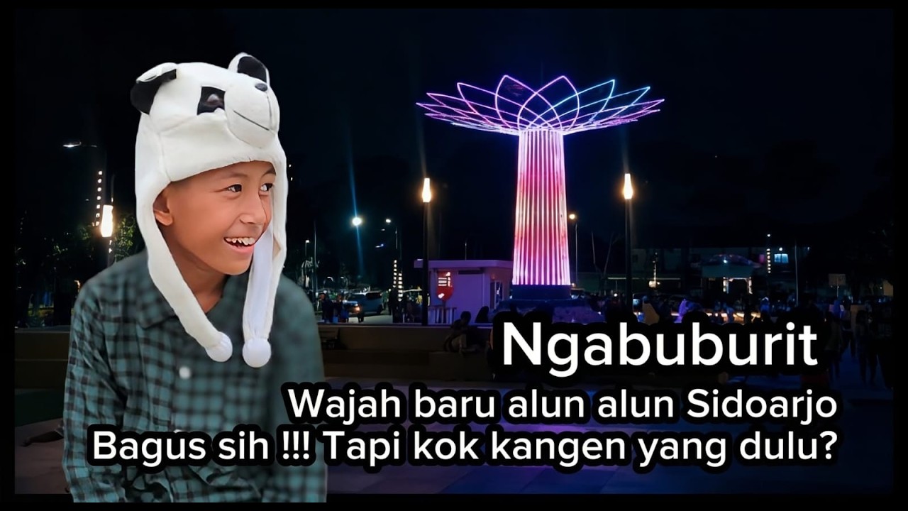 NGABUBURIT DI ALUN ALUN SIDOARJO BARU, ALFAREZI