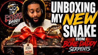 UNBOXING MY NEW BALL PYTHON FROM @Bone_Daddy_Serpents-Vinnie LETS SEE WHAT I GOT