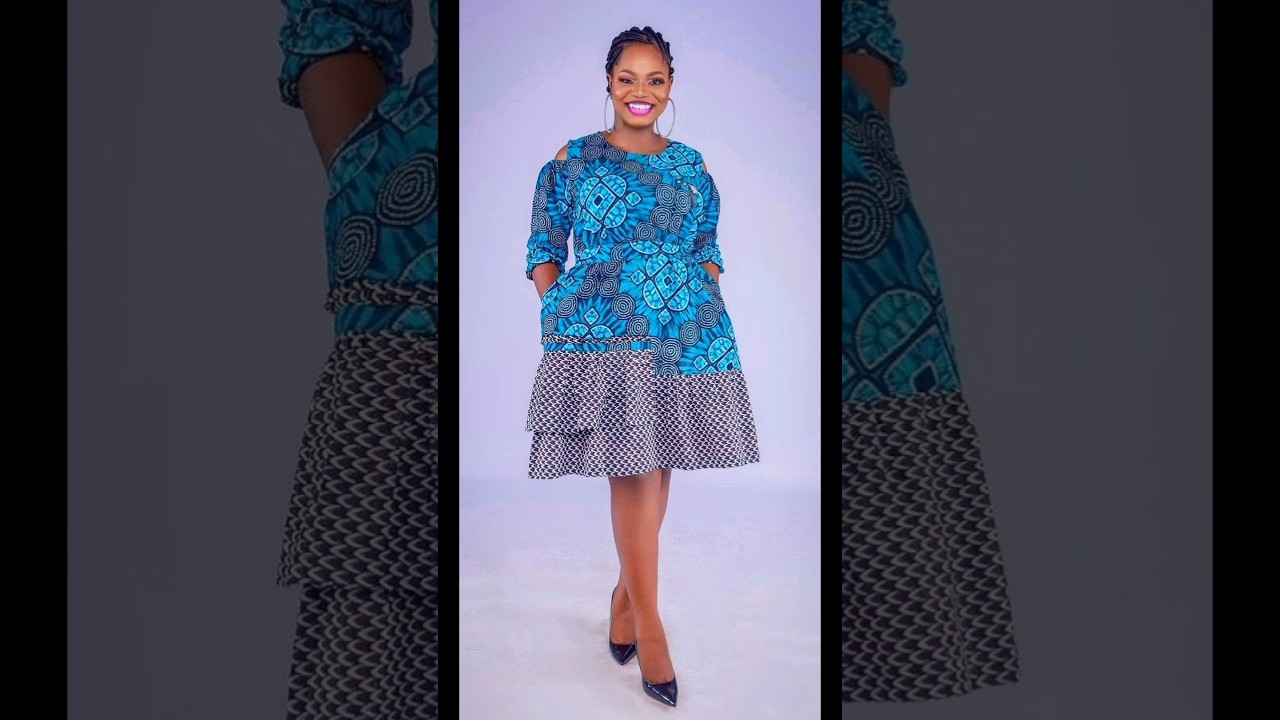 Идеи платьев-клеш для африканских женщин 