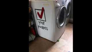 Applying a Laundry Wall Decal - Great Reminder!
