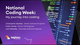 National Coding Week: My Journey Into Coding | Podcast | Leighton