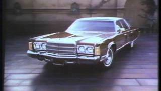 Chrysler Luxury Cars Commercial- 1974