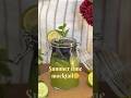 Summertime in a glass 💙🌿✨☀️🍹 #mocktail #shorts #viral #summer #aesthetic #drink #friends