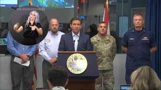 Florida Gov. Ron DeSantis: Make last hurricane preparations ahead of Idalia