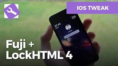 New iOS tweaks: Fuji and LockHTML 4 (OS X LockScreen on iOS)