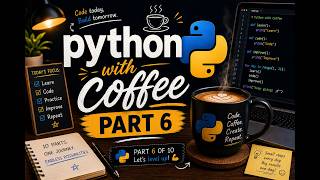 Learn Python with me 😎☕......