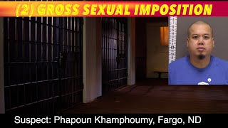 Fargo Man Facing 2 Counts Gross Sexual Imposition