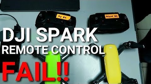 DJI Spark Remote Control Fail!!!!
