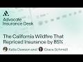 From Wildfire to 85% Rate Spike: How Insurance Actually Reprices