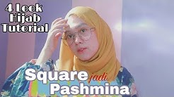 TUTORIAL HIJAB SEGIEMPAT JADI PASHMINA || Wemmie Triyani - Durasi: 7.23. 
