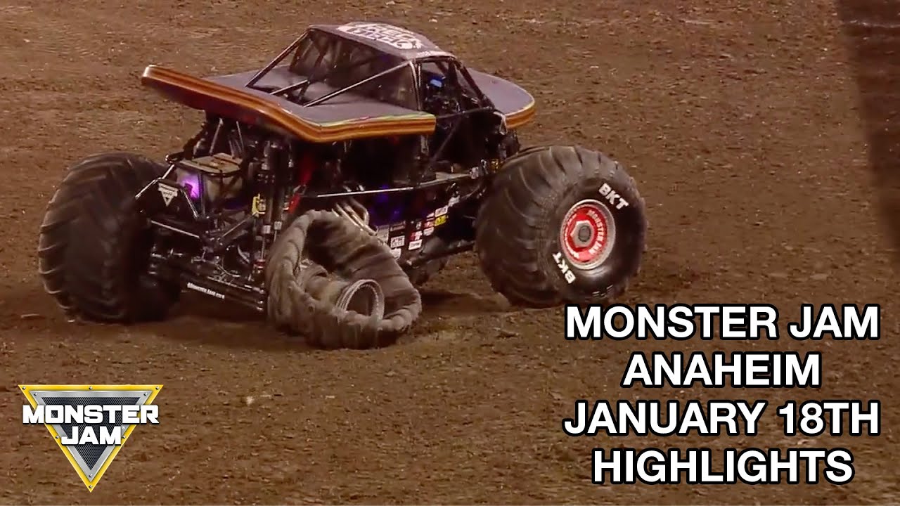 Monster Jam Anaheim Highlights | January 18th, 2026 | 3PM