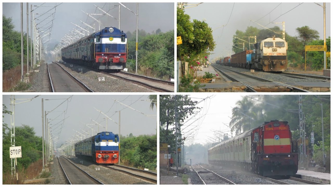 Fast diesel trains on Pune Daund Line! YouTube