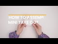How to Assemble the ClearBags Mini Take Out Box- FS382