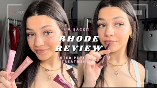 I'M BACK!!! rhode skin | new tinted lip treatment review