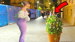 BUSHMAN PRANK: SCARING PEOPLE MADRID CITY !!!