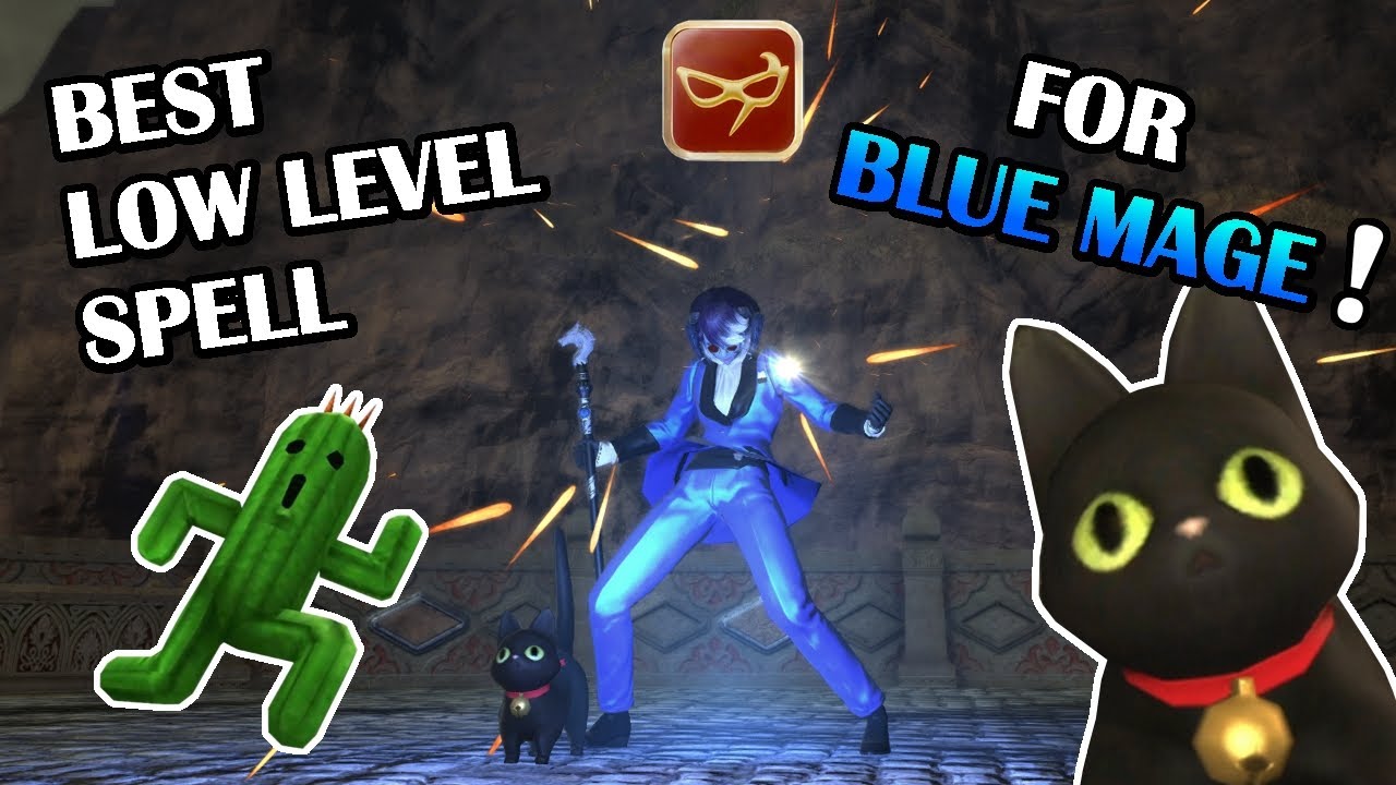 Best spell to level-up a low level blue mage!!! [FFXIV] - YouTube