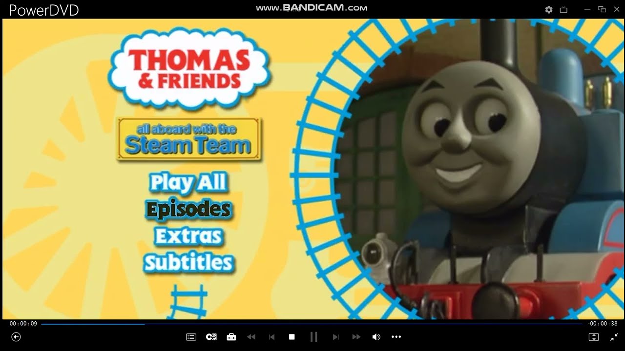 Thomas \u0026 Friends: all aboard with the Steam Team DVD Menu Walkthrough