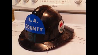 How to convert your MSA Topgard fire helmet into an Emergency! TV show prop helmet.