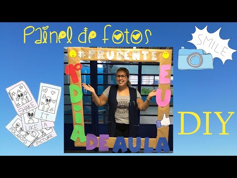DIY - COMO FAZER PAINEL/MOLDURA DE FOTOS