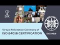 Virtual Felicitation Ceremony of ISO 24016 Certification for SRK Grading System (SGS)