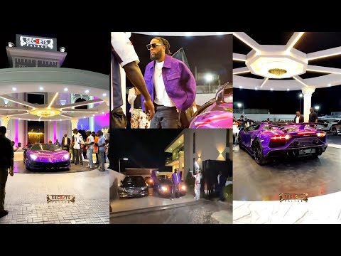 Burnaboy with his Expensive cars shutdown Secret palace club