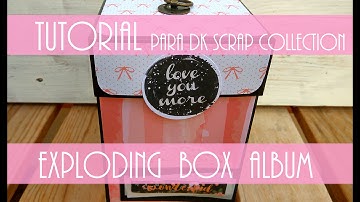 EXPLODING BOX ALBUM "Reciclada" para DK Scrap Collection
