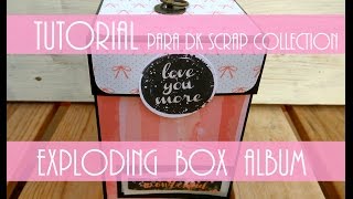 EXPLODING BOX ALBUM Reciclada para DK Scrap Collection